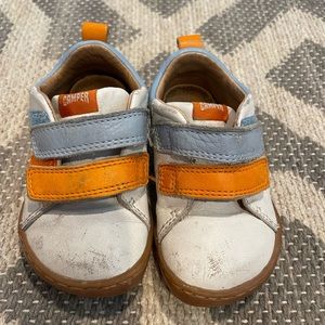 Camper leather velcro shoes